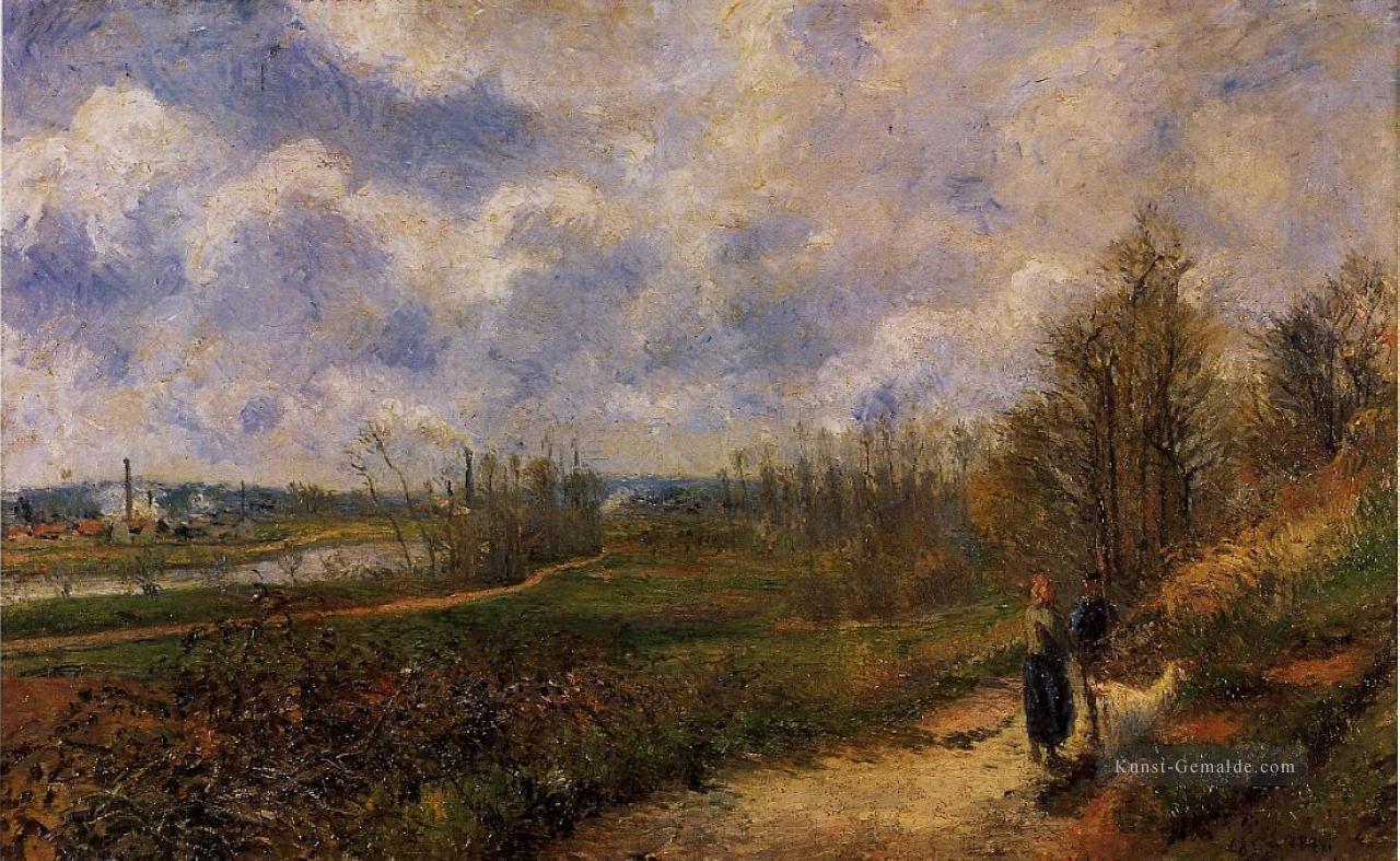 Weg le chou pontoise 1878 Camille Pissarro Ölgemälde